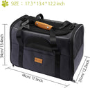 Morpilot Medium Cat & Dog Carrier Bag, Grey (Max 15lbs/7kg)