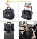 Morpilot Medium Cat & Dog Carrier Bag, Grey (Max 15lbs/7kg)